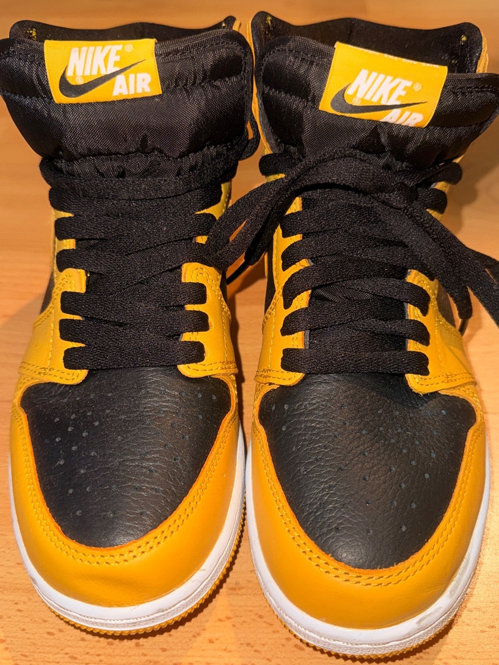 Nike Black & Yellow High-Top Sneakers